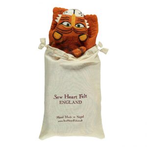 Vloerkleed Raj de Tijger van Sew Heart Felt - My Little Carpet