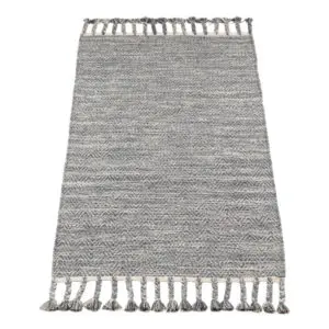 Vloerkleed Fringes Grijs van KidsDepot- My Little Carpet