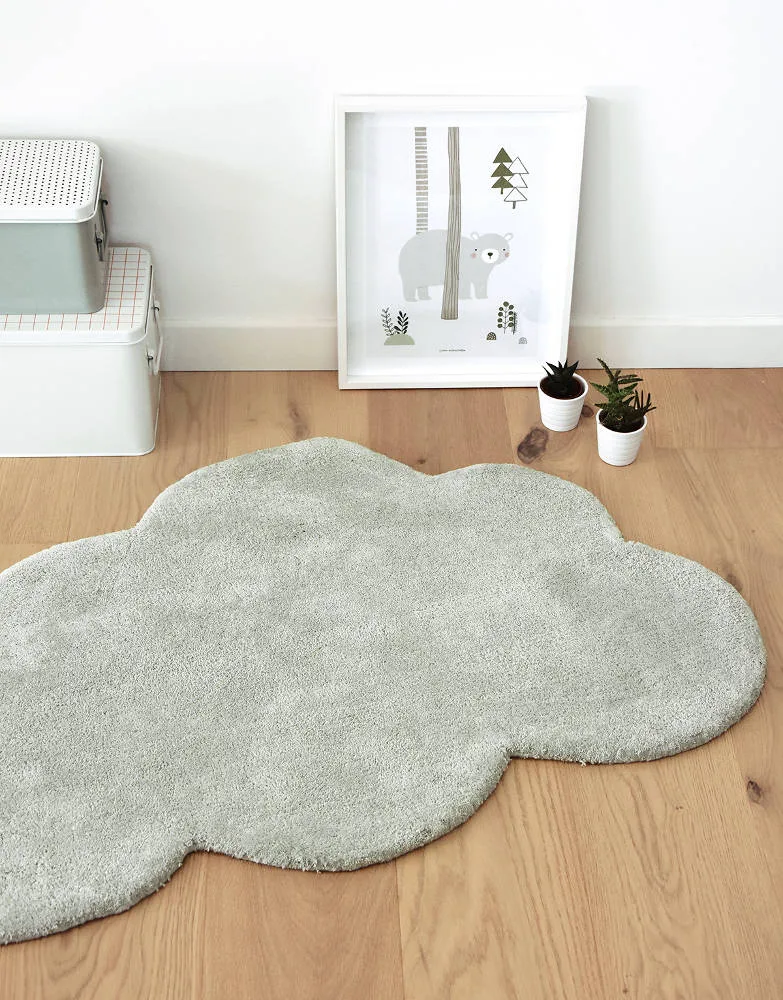 Vloerkleed Wolk Zacht Grijs H0347 van Lilipinso - My Little Carpet