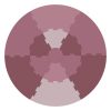 Speelmat Puzzel Vintage Rose van Sebra - My Little Carpet