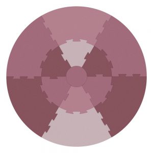 Speelmat Puzzel Vintage Rose van Sebra - My Little Carpet