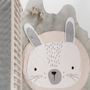 Speelkleed Pink Bunny van Mister Fly - My Little Carpet