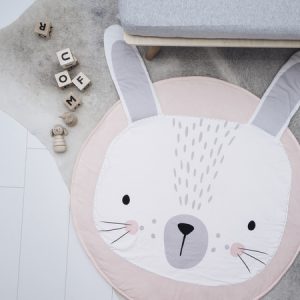Speelkleed Pink Bunny van Mister Fly - My Little Carpet