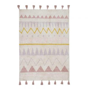 Vloerkleed Azteca Natural Vintage Nude van Lorena Canals - My Little Carpet