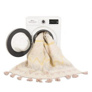 Vloerkleed Azteca Natural Vintage Nude van Lorena Canals - My Little Carpet