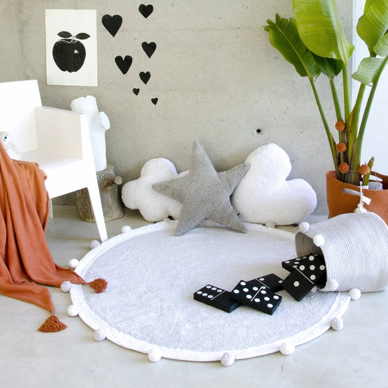 Vloerkleed Bubbly Light Grey van Lorena Canals - My Little Carpet
