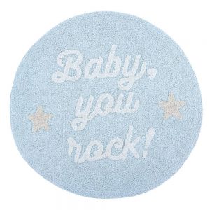 Vloerkleed Baby You Rock! van Lorena Canals - My Little Carpet