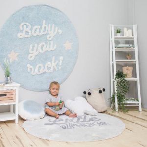 Vloerkleed Baby You Rock! van Lorena Canals - My Little Carpet