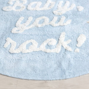 <strong>Lorena Canals by Mr. Wonderful</strong> <BR> Vloerkleed Baby You Rock! <BR> Wasbaar katoen <BR> Ø120 cm - Afbeelding 4