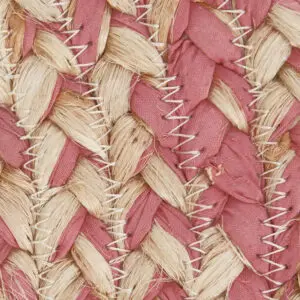 Vloerkleed Rond Jute Roze van KidsDepot - My Little Carpet