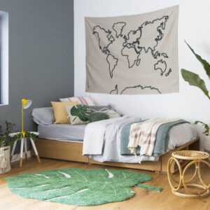 Vloerkleed Monstera Leaf van Lorena Canals - My Little Carpet