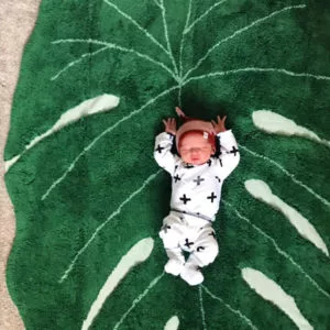 Vloerkleed Monstera Leaf van Lorena Canals - My Little Carpet