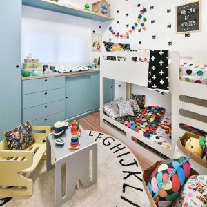 Vloerkleed Round ABC Natural van Lorena Canals - My Little Carpet