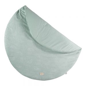 Speelkleed Full Moon - White Bubble Aqua van Nobodinoz - My Little Carpet