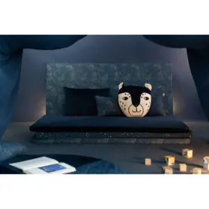Speelmatras – Gold Bubble Night Blue van Nobodinoz - My Little Carpet