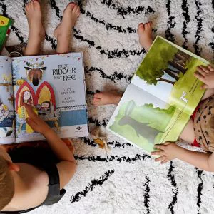 Vloerkleed Berber Zwart-Wit van KidsDepot - My Little Carpet