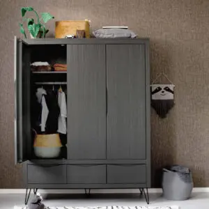 Vloerkleed Berber Zwart-Wit van KidsDepot - My Little Carpet