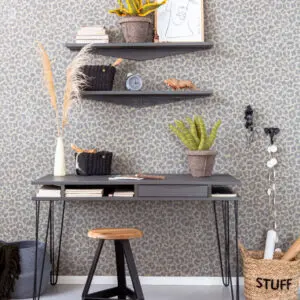 Vloerkleed Berber Zwart-Wit van KidsDepot - My Little Carpet