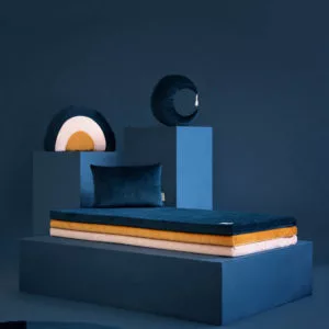 Speelkleed Kilimanjaro Velvet Night Blue van Nobodinoz - My Little Carpet