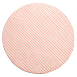 Speelkleed Full Moon Candy Pink Stripes van Nobodinoz - My Little Carpet