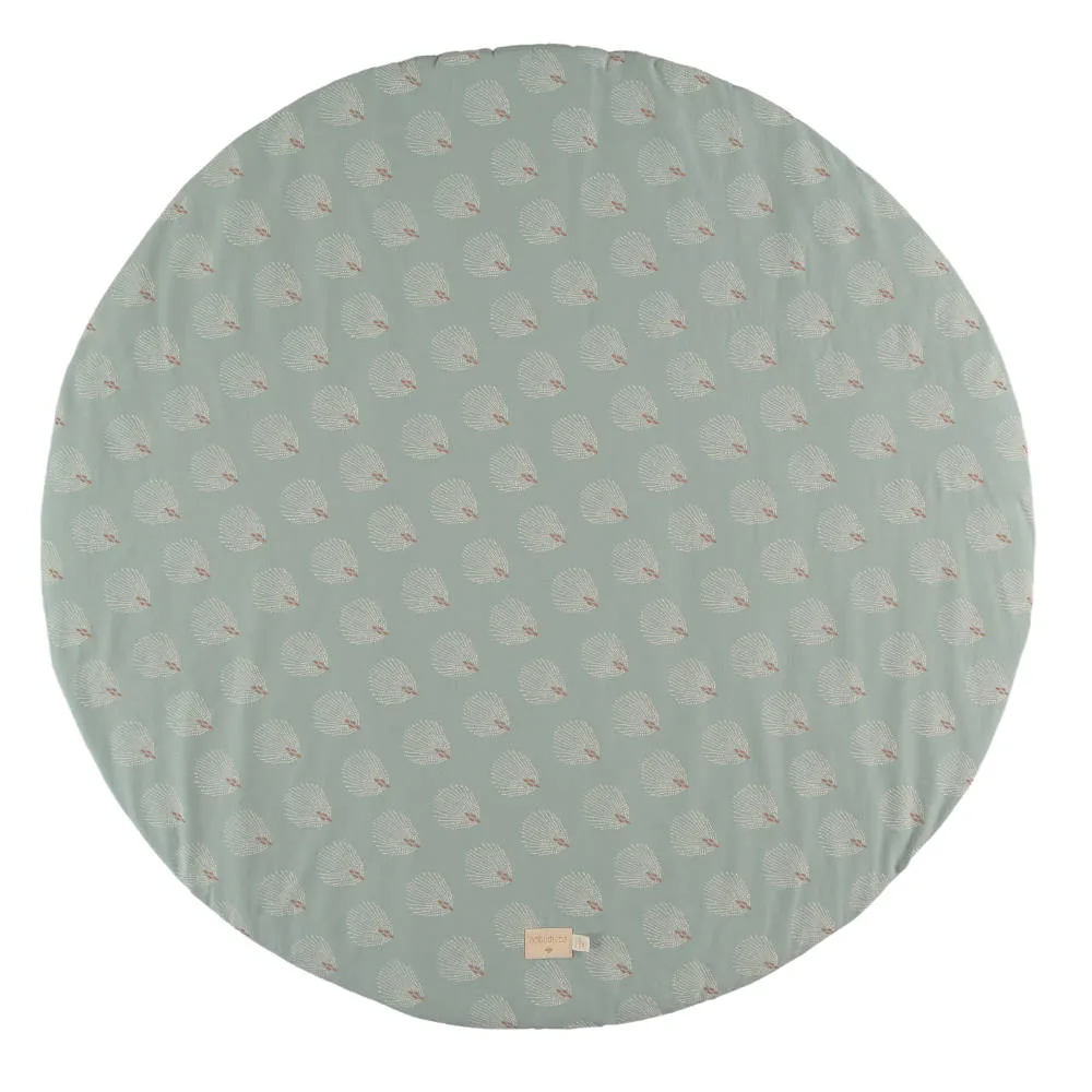 Speelkleed Full Moon, White Gatsby Antique Green van Nobodinoz - My Little Carpet