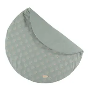 Speelkleed Full Moon, White Gatsby Antique Green van Nobodinoz - My Little Carpet