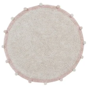 Vloerkleed Bubbly Natural Vintage Nude van Lorena Canals - My Little Carpet