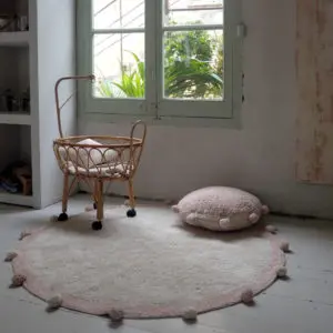 Vloerkleed Bubbly Natural Vintage Nude van Lorena Canals - My Little Carpet