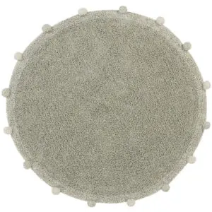 Vloerkleed Bubbly Olive Natural van Lorena Canals - My Little Carpet