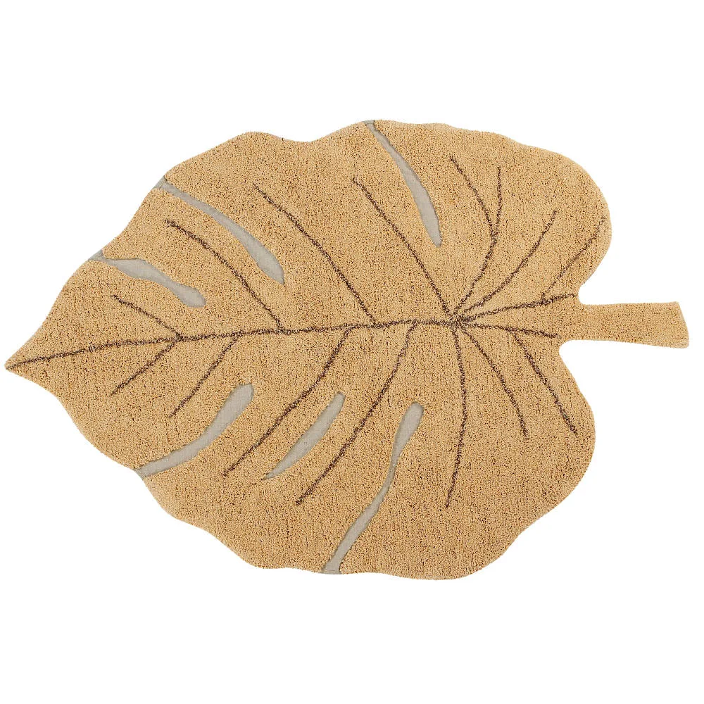 Vloerkleed Monstera Honey van Lorena Canals - My Little Carpet