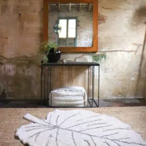 Vloerkleed Monstera Natural van Lorena Canals - My Little Carpet
