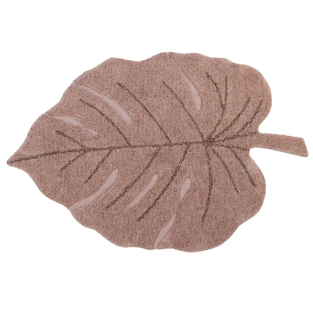 Vloerkleed Monstera Vintage Nude van Lorena Canals - My Little Carpet