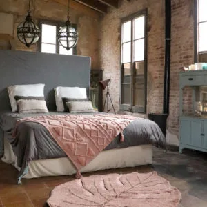 Vloerkleed Monstera Vintage Nude van Lorena Canals - My Little Carpet