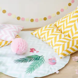 Speelkleed Herringbone, Mint van Wigiwama - My Little Carpet