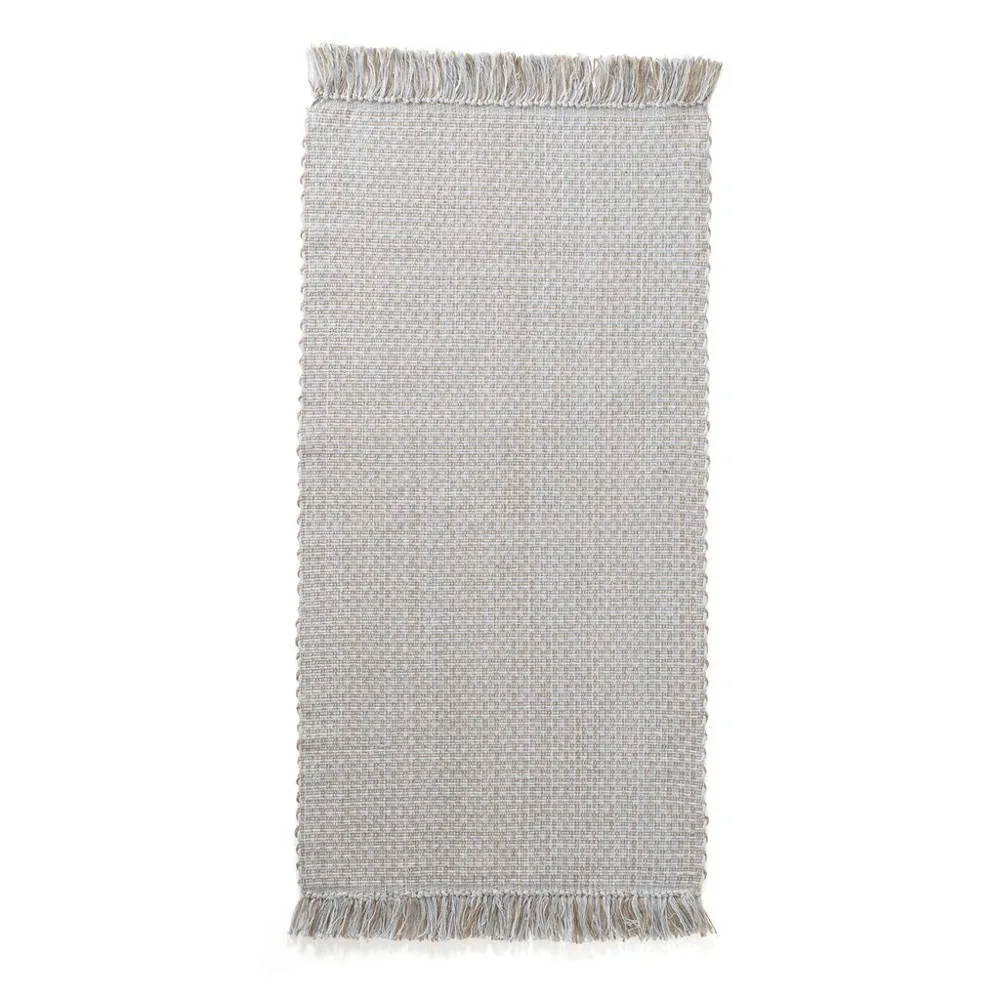 Vloerkleed Jute/Katoen Blauw/Grijs van Kid's Concept - My Little Carpet