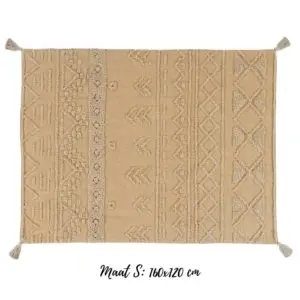 Vloerkleed Tribu Honey van Lorena Canals - My Little Carpet