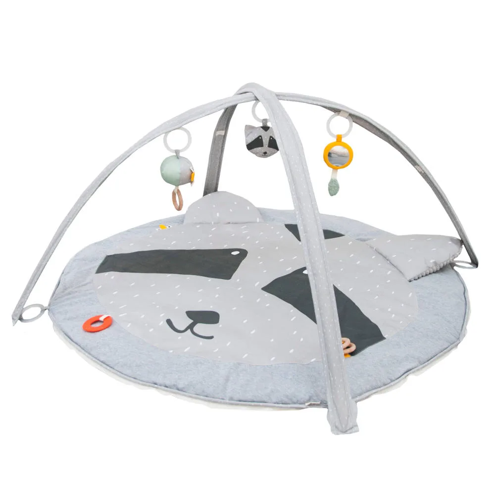 Activiteiten Speelmat Met Babygym, Mr. Raccoon van Trixie Baby - My Little Carpet