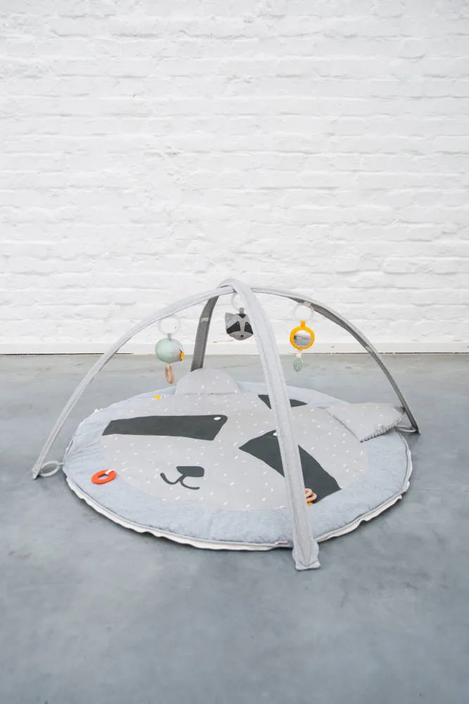 Activiteiten Speelmat Met Babygym, Mr. Raccoon van Trixie Baby - My Little Carpet
