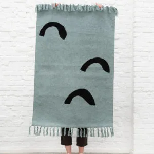 Vloerkleed Knitted Rug, Mountains van Trixie Baby – My Little Carpet