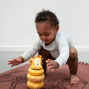 Vloerkleed Knitted Rug, Truffle Pig van Trixie Baby – My Little Carpet