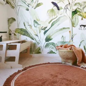 Vloerkleed Round Anna Brownie van Tapis Petit - My Little Carpet