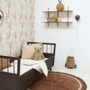 Vloerkleed Round Anna Brownie van Tapis Petit - My Little Carpet