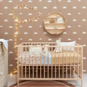 Vloerkleed Round Anna Old Pink van Tapis Petit - My Little Carpet