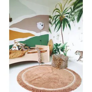 Vloerkleed Round Anna Old Pink van Tapis Petit - My Little Carpet