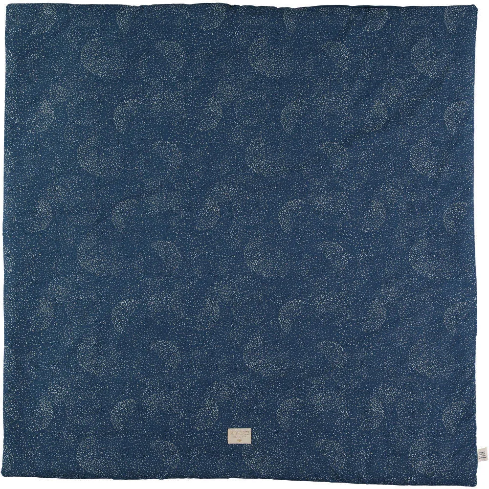 Speelkleed Colorado, Gold Bubble Night Blue van Nobodinoz - My Little Carpet