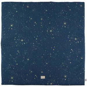 Speelkleed Colorado, Gold Stella Night Blue van Nobodinoz - My Little Carpet
