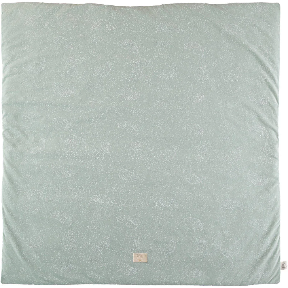 Speelkleed Colorado, White Bubble Aqua van Nobodinoz - My Little Carpet