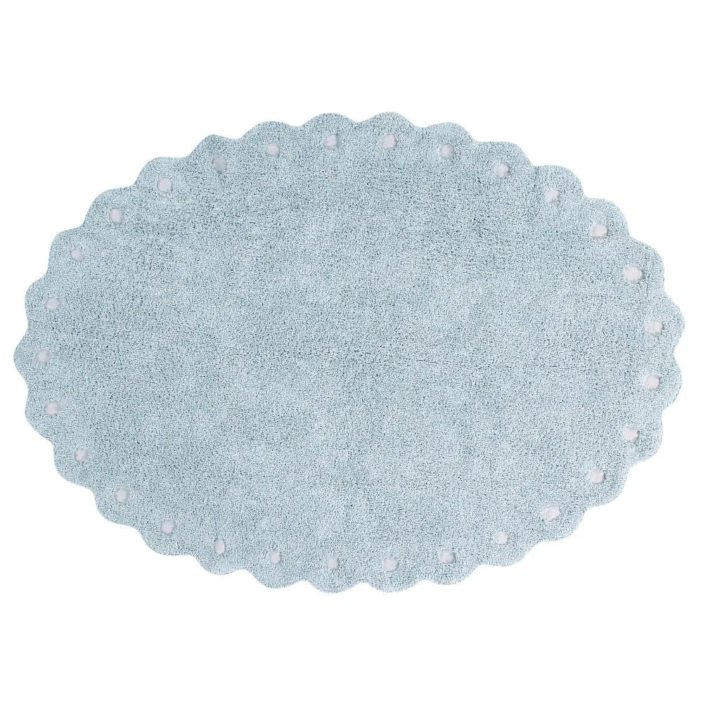 Vloerkleed Picone Pearl Blue van Lorena Canals - My Little Carpet