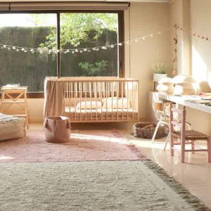 Vloerkleed Woods Symphony Olive van Lorena Canals - My Little Carpet