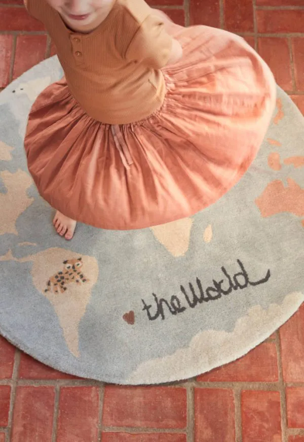 Vloerkleed The World van Oyoy - My Little Carpet